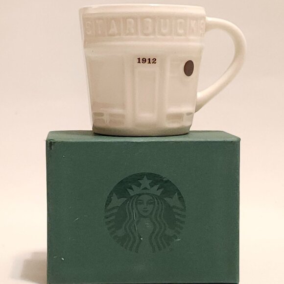 Starbucks Other - Starbucks Coffee Espresso Demitasse Cup 1912 Pikes Peak Storefront Mug 3 oz New